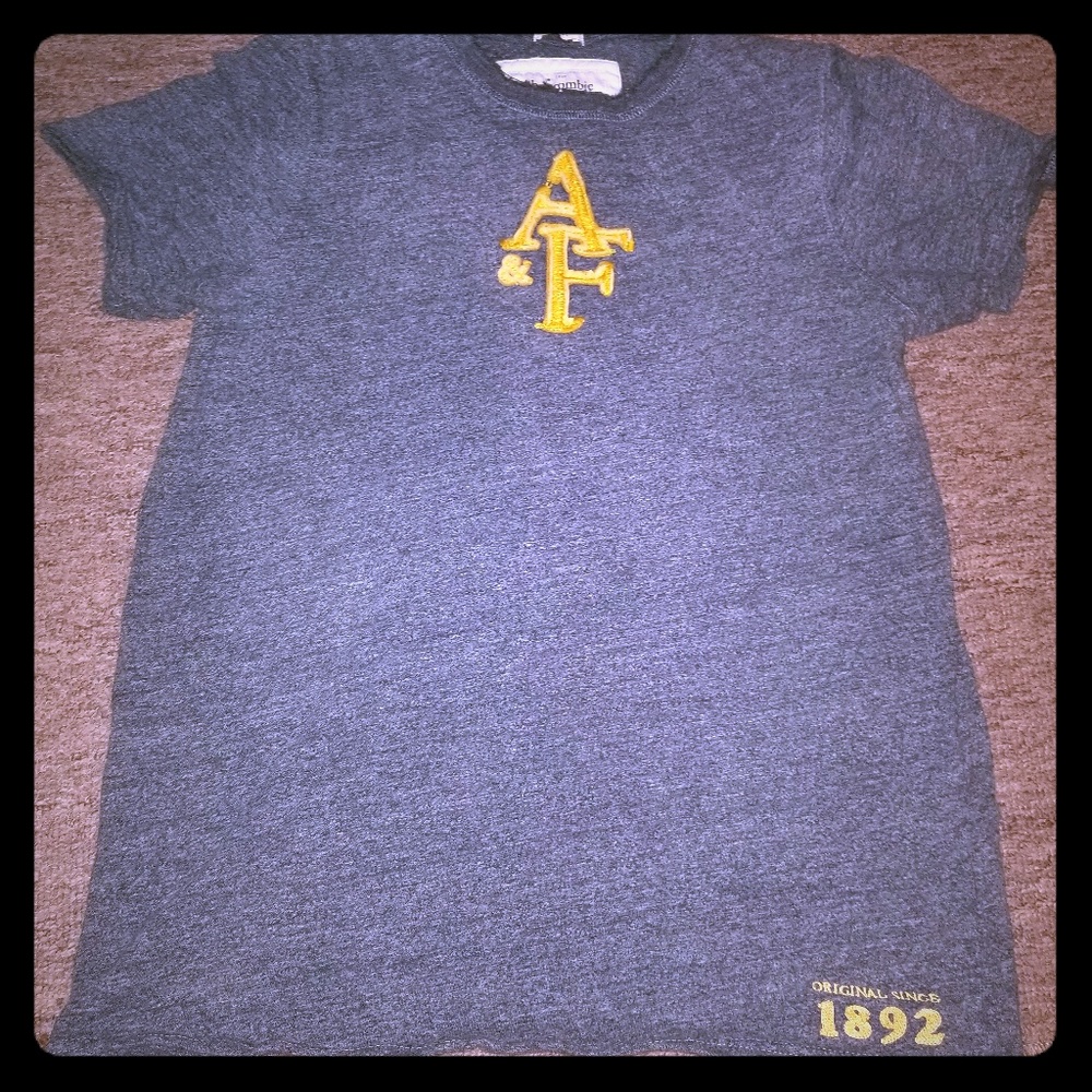A&F distressed tee